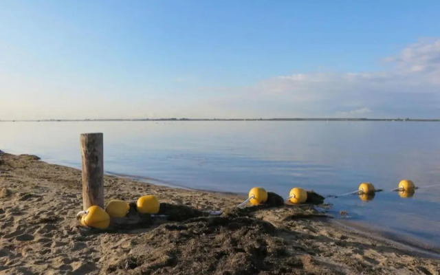 House on the Water With Fishing Platform