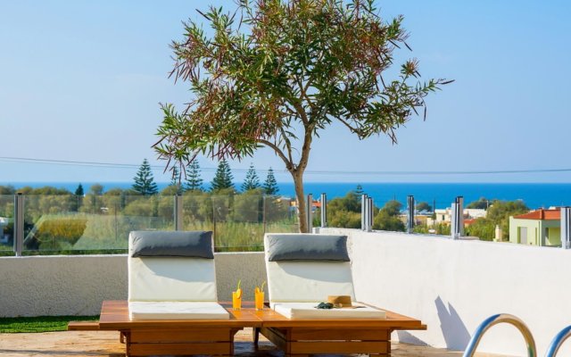 Villa Thetis Large Private Pool Walk to Beach Sea Views A C Wifi Car Not Required Eco-friendl - 2302
