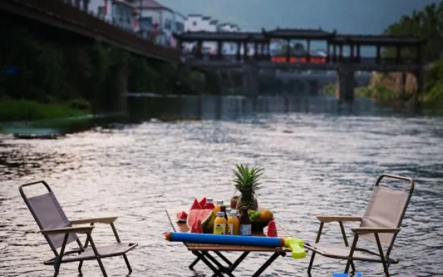 Xia Meng · Lumen Linxi Healing Private Hot Spring Homestay (Anji Dragon King Mountain Drift Branch) – Outside – Huzhou