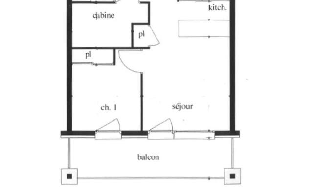 Appartement Les Menuires, 2 pièces, 4 personnes - FR-1-452-15