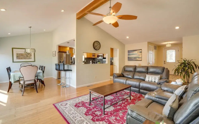 Vallejo Home w/ Spacious Deck, Hot Tub & Views