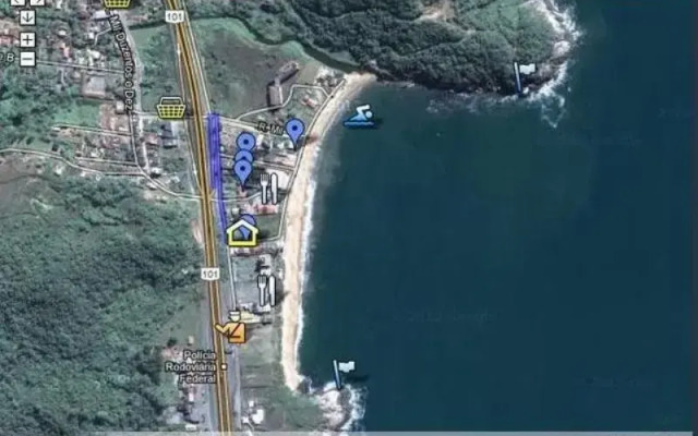 Praia da Ilhota, lado de Baneário Camboriú