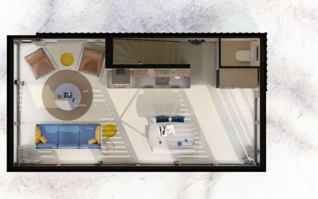 Modern Lodge With two Bathrooms, 100m From the sea