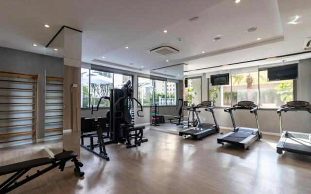 Studio de luxo mobiliado em Moema