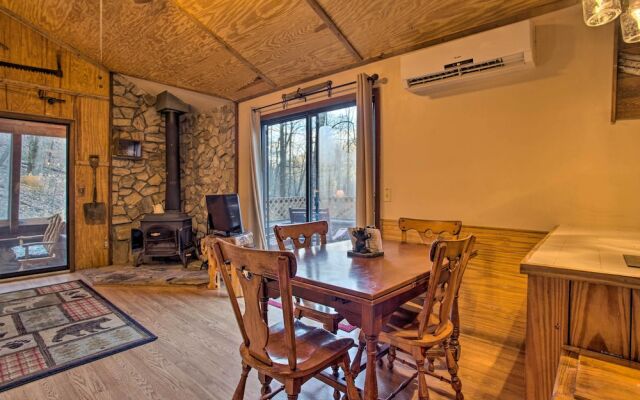 Creekside Cabin w/ Deck by Hiking Trails & Fishing