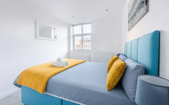 Modern Leicester 1-bed Fast Wi-fi