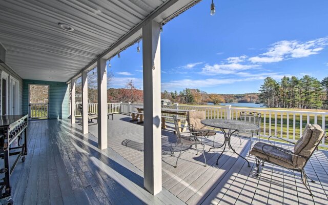 Riverfront Coastal Escape With Deep Water Dock!