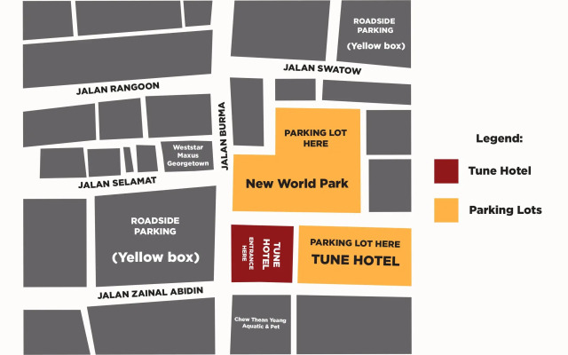 Tune Hotel Georgetown Penang
