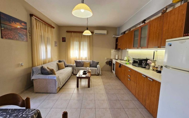 Beachfront cozy studio sea view lygaria