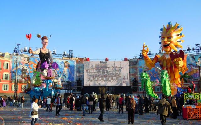 Apartment With one Bedroom in Villeneuve-loubet, With Wonderful sea Vi