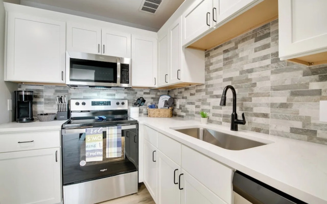 Delightful Townhouse w/ Patio & Shared Yard!