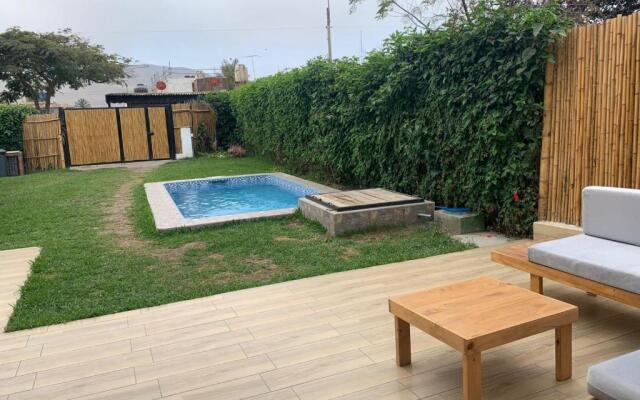 Casa con piscina ideal para familias