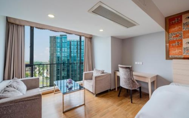 April Fair Duplex Apartment Guagnzhou South Railway Station Ao Yuan Yue Shi Dai Branch – Guest Rooms – Guangzhou