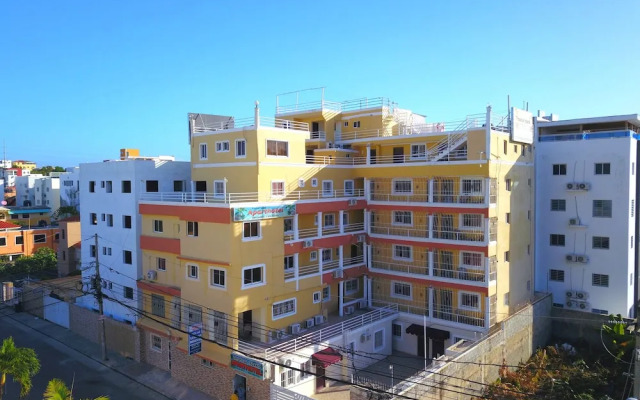 "family 1 Bedroom Apartment Terrace - Sirena San Isidro - Las Americas Airport"