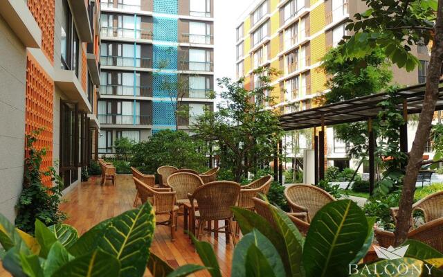 Balcony Courtyard Sriracha Hotel Serviced Apartmen