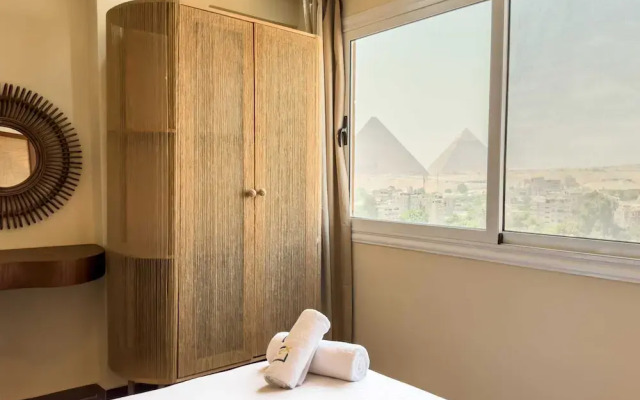The 2 BDR Pyramids Pictorial Place in Giza