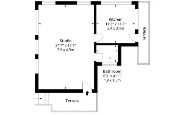 Thamel Apartment Thamel 5 min Walk 1bhk 3rd Floor