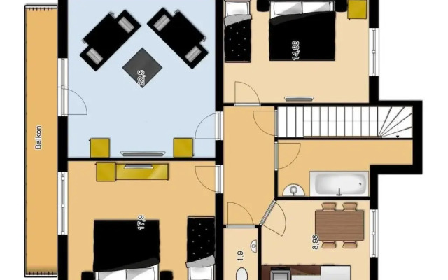 Appartement Popelka