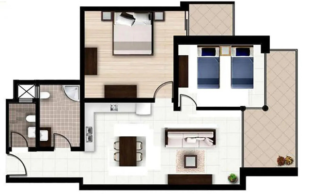 The Hillock Residences, Apt. No. G20 - Bag 91782