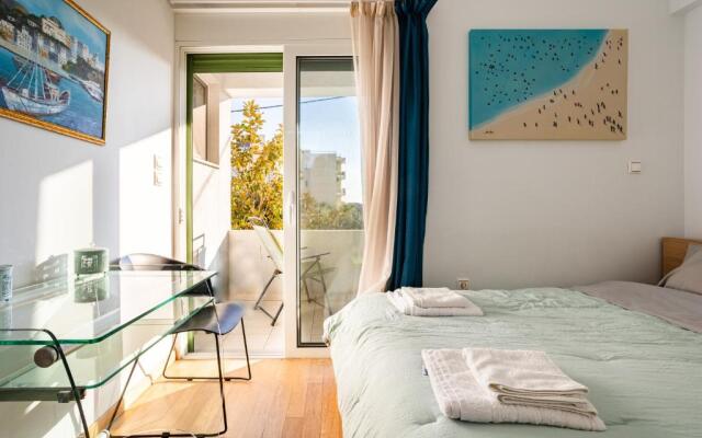 Studio Manolia on the beach