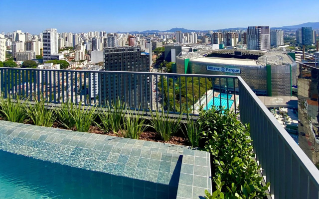 Studio moderno a 5min a pé do Allianz Parque