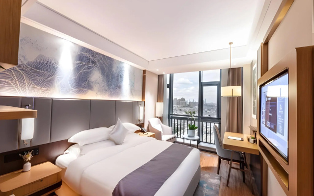 GreenTree Eastern Hotel Suzhou Dushu Lake Yinshan Lake Guoyuan Road Metro Station – Guest Rooms – Suzhou