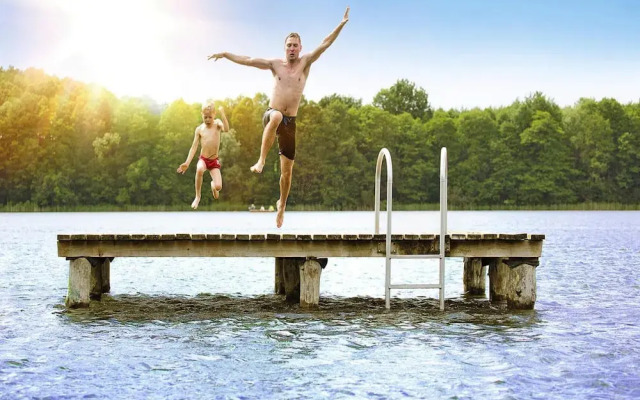 Ferienhaus mit Sauna im Ferienpark Mirow