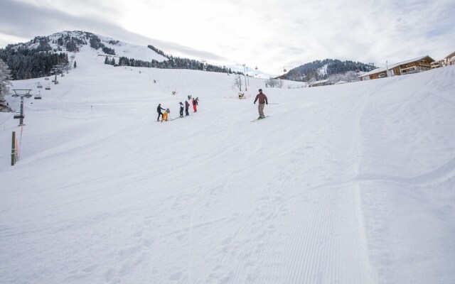 Pleasant Apartment With Ski Storage,balcony, Garden, Parking