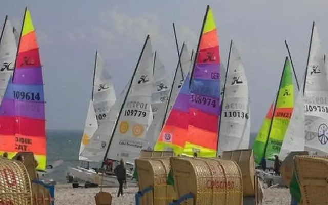 With Beach Chair & Sea...