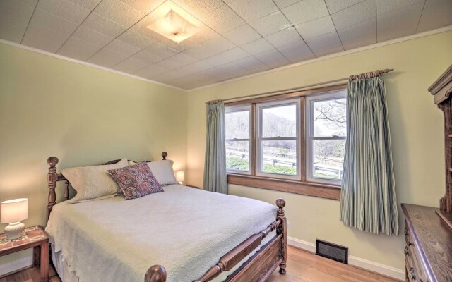 Quaint Creekside Home w/ Spacious Deck & Yard