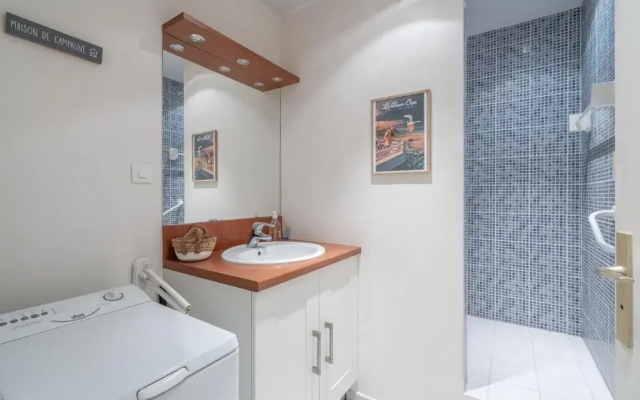 Agréable appartement et terrasse à 2 pas de la mer