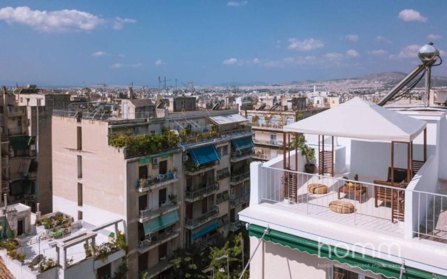 126m² homm Penthouse, Amazing Acropolis View,9 ppl