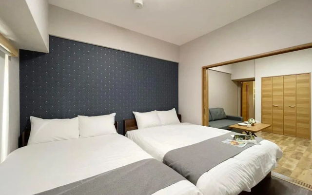 1BR with balcony near Hondori Shopping Arcade, 6PPL – Guest Rooms – Hiroshima