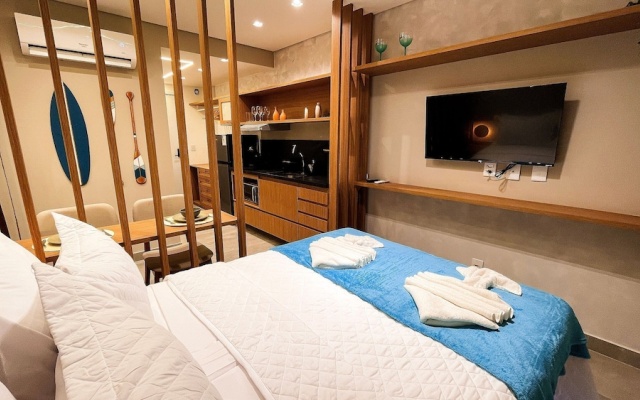 Flat Studio Com Varanda - By Living