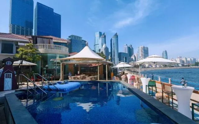 Guanlan Residence Seaview Resort Villa (Qingdao May 4th Plaza Vientiane City Shop) – Pool – Qingdao