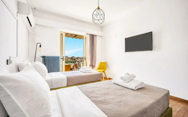 Sunny 3bd Cozy Flat Spectacular Acropolis View