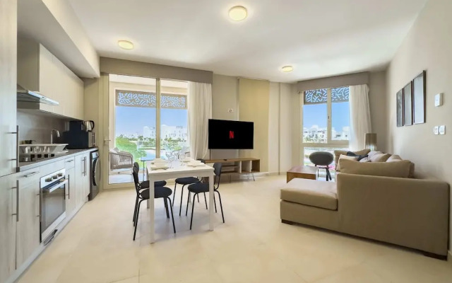 Xuru Stays I Modish & Magnific 2bdr @ Mangroovy Pool & Beach Access