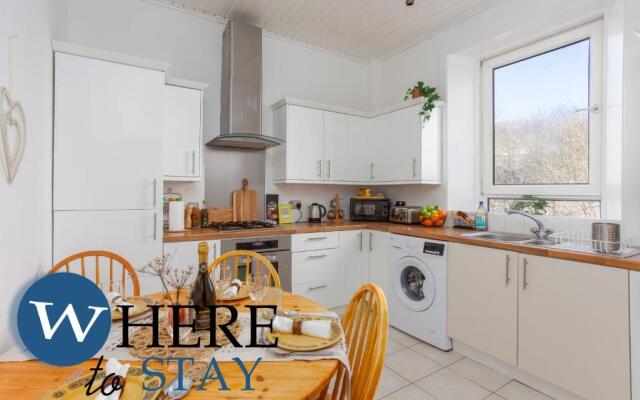 Bright 2bed Apartment in Galashiels City Centre