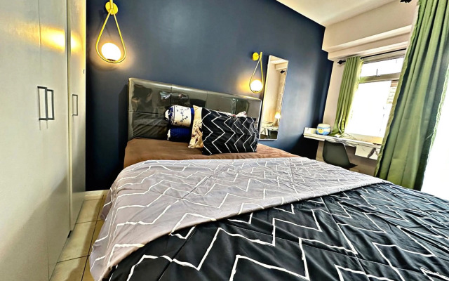 Homey Studio 1BR, Fast Wifi SMARTtv HotShower Tower H