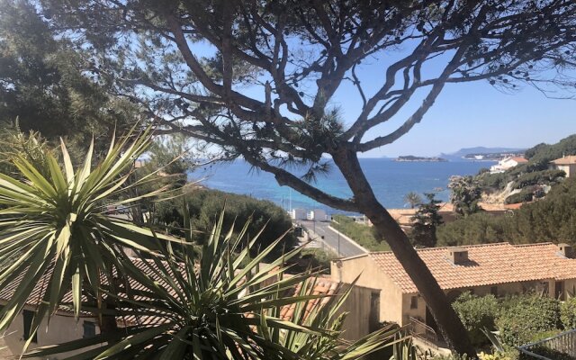Maison terrasse parking plages vue mer