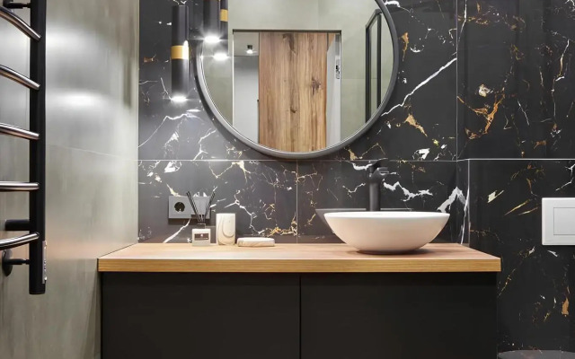 UzorApart Дизайнерская квартира у набережной, парковка, вид на закат