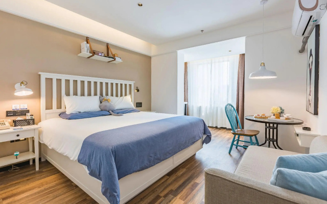 Ginza Inn (Qingdao Golden Beach Xiangjiang Road Subway Station Branch) – Guest Rooms – Qingdao