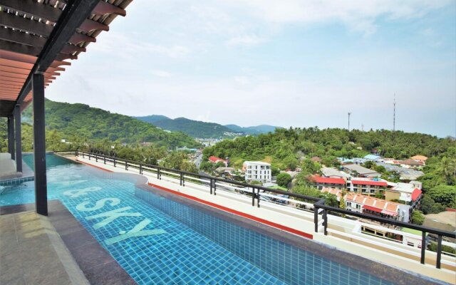 205 Sea View 900m From Karon Beach Rooftop Pool Wi-fi