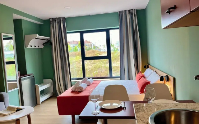 Luxury Singular Pensión Estudios Blue