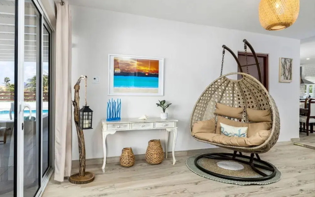 Secluded Beachfront Gem Pool Patio View BBQ
