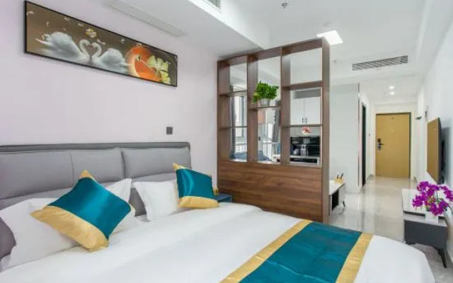 Spring Apartment (Linyi Beicheng New Area Rongchang Yuelinglong Shop) – Guest Rooms – Linyi
