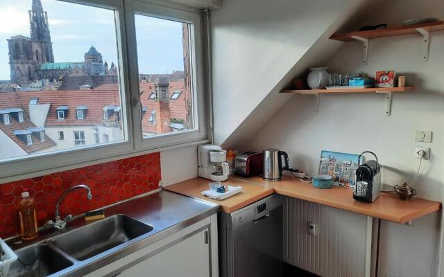 145m² city center 4 bedrooms view of the Cathedral