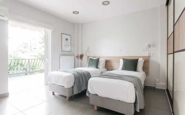 UPSTREET Modernized & Spacious 2BD Apartment in Chalandri
