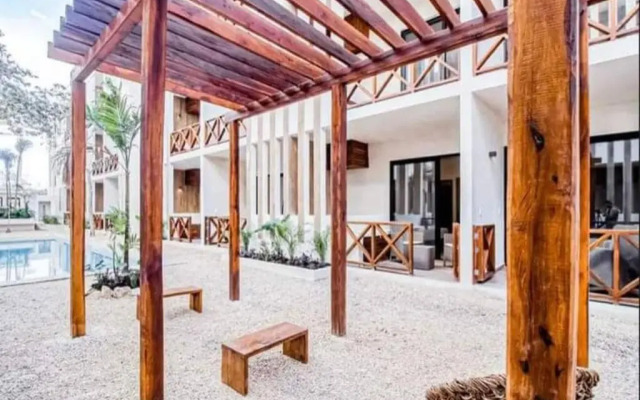 Elegante apartamento estudio totalmente equipado