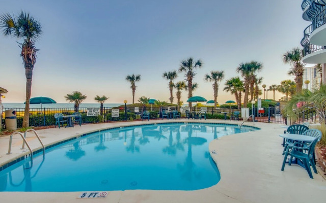Beach-front Condo with Private Balcony